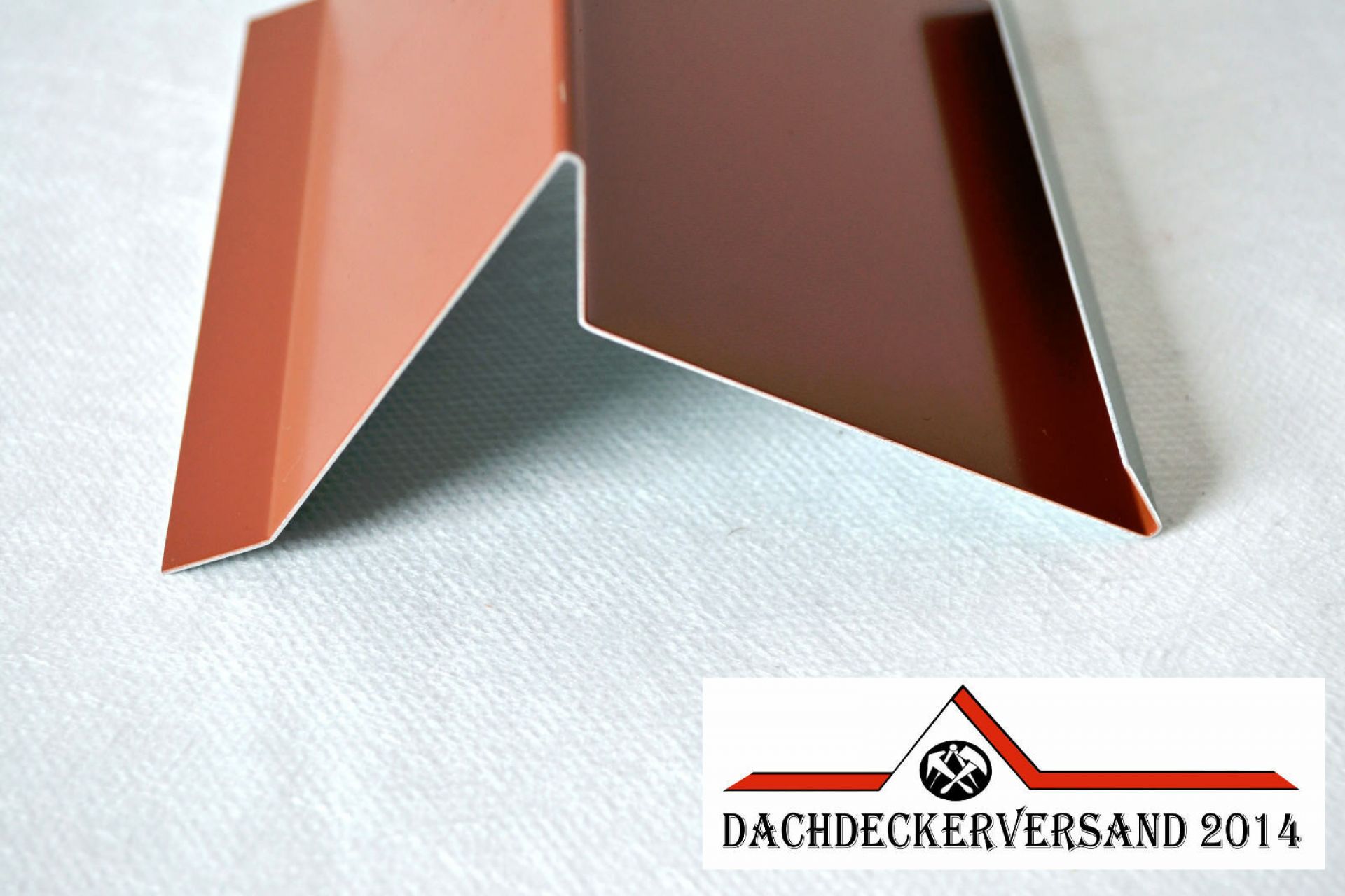 1 m Ortblech Ortgang Ortgangblech Dachblech Alu Aluminium farbig 0,8 mm